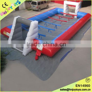 Outdoor foosball field,foosball pitch,sport game inflatable human foosball