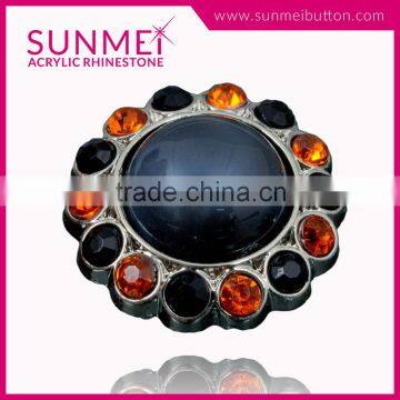 Factory Direct Sale Rhinestone Rivet Button