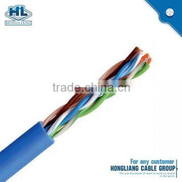 copper clad aluminum conductor PVC insulation 4x5x0.10mm Cat5 Cat6 Network Cable