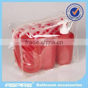 stripe 5pcs bathroom accessories