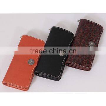 trendy thick PU wallets from China factory