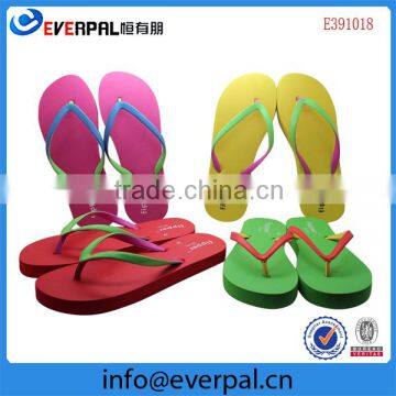 promotional fashion casual eva die cut sole flip flops