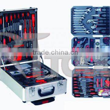 2015 hot sale 143pc aluminium case tool kit set,hand tool set