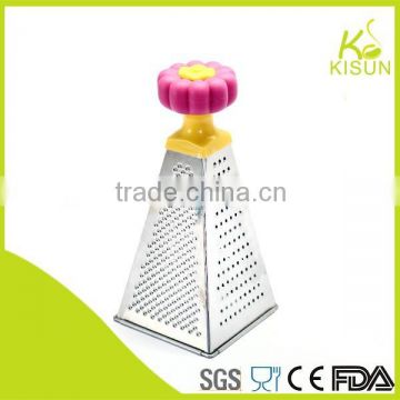 beautiful flower handle stainless steel melon&vegetable grater