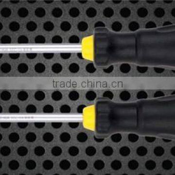 CRV durable high quality rubber handle screwdriver/philips head type screwdriver/slotted head type screwdriver