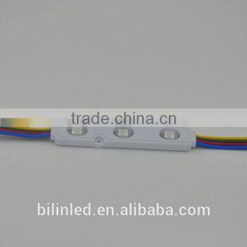 High brightness 0.72W Injection Molding Waterproof SMD5050 RGB LED Module