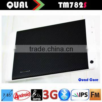 Hot! 7.85 Inch Tablet Ips 3g Quad Core With MTK8382 WCDMA 3G Phone Call Bluetooth GPS FM Full Function Tablet Q