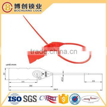 Tamper proof lock security plastic seal for luggage travel bags