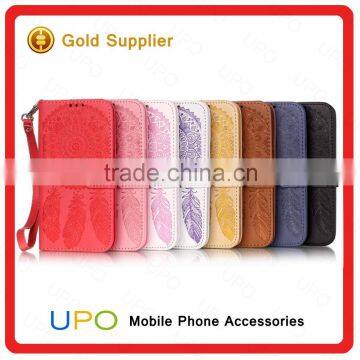 [UPO] Wholesale Luxury Soft Leather Filp Wallet Mobile Phone Accessories Case Cover for Samsung S7 edge