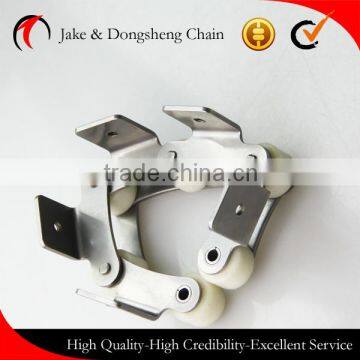 Duble Pitch Plastic Chains Conveyor SUS Chains With Attachments & Large Rollers photo-2