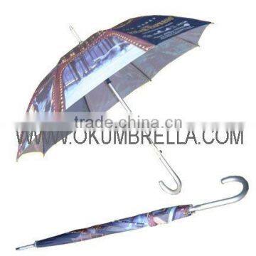 aluminium shaft straight umbrella;portable umbrella