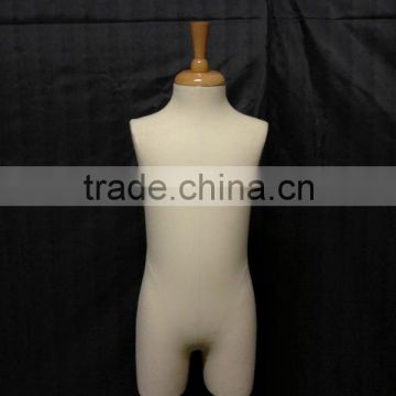 New Style kids Half Torso Foam Mannequin warp cloth chlidren model