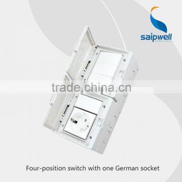 Wall Socket Waterproof Outdoor Socket(SP-SR4S)