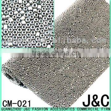 new pattern glass beadsl mesh roll 24*40 cm hot fix glue mesh