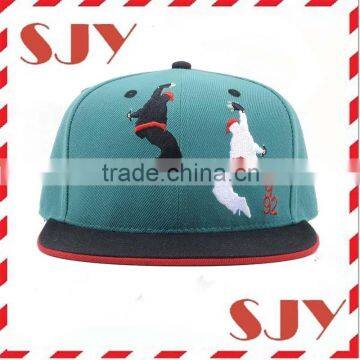 Wholesale Custom Embroidery Hip Hop Flat Bill Baseball Caps