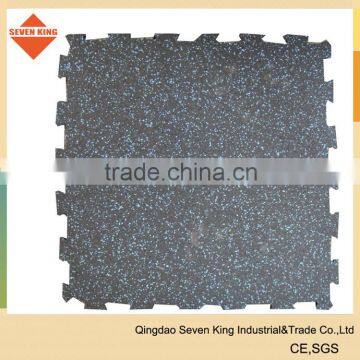 Best Quality Sound Insulation Rubber Flooring for Fitness Room 1mx1mx15mm Rubber Flooring for Gym photo-2