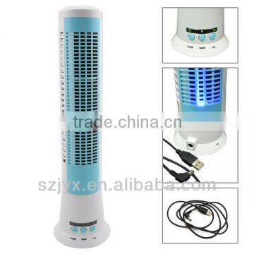 Tower Fan Mini Portable USB Powered Desktop Cooling Desk Tower Fan Computer Laptop PC