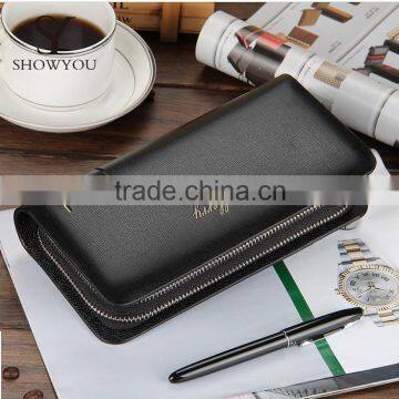 2016 Popular men wallet leather handmade OEM baellerry clutch bag