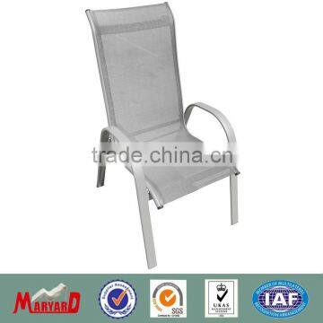 Aluminum and mesh outdoor chair for hot sale