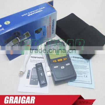 Tenmars TM-903 Multimedia LAN cable Tester TM903 handheld Network cable tester of RJ-45, F-Connector