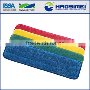 46cm microfiber cleaning Mop Pad with Brushed hook and loop fastener