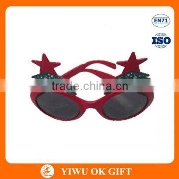 Snow christmas tree party funny plastic glasses
