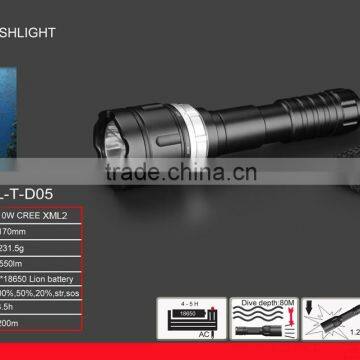 1000lm Super Bright Xml t6 Dive Torch Adjustable Beam photo-2