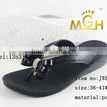 2015 new design pcu ladies slipper