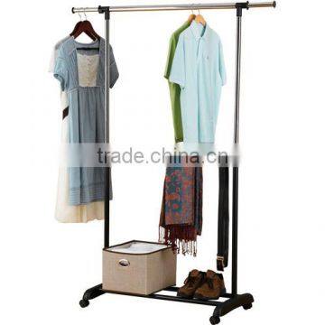 Dual pole Expandable Cltoh Garment Display Rack