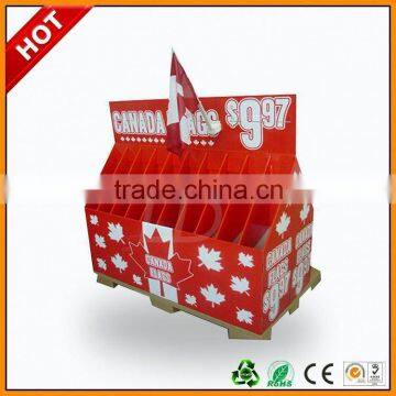 skincare pallet display stand for retail ,skateboard pallet display with 4 sides ,singe side pop pallet display