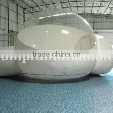 Double room Inflatable Bubble Tent CE air blower proved,PVC transparent structure/Dome tent