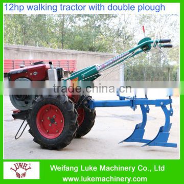 good quality diesel walk behind tractor 15hp diesel durable usage