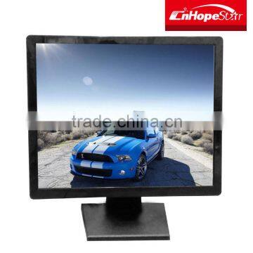 LCD 19 inch resistance touchscreen monitor for desktop