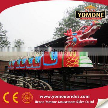 Small Roller Coaster Amusement Park Rides Sliding Dragon Children Rides for Sale
