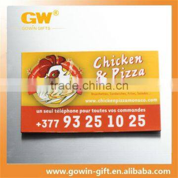 Custom promotional rubber pvc fridge magnet sticker