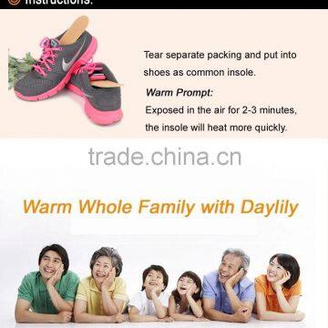 Daylily Non-electric Heating Pad for Shoes - New Patent Best Feet Warmer photo-4