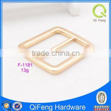F-1181 brushed metal ring stock light gold buckle useful in daily life