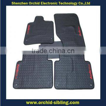 black rubber car foot mat for Q7 use