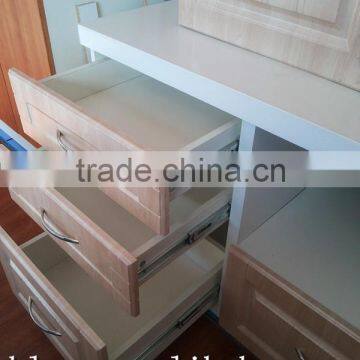 China 16mm melamine particle board wooden kitchen cabinet with simple designs