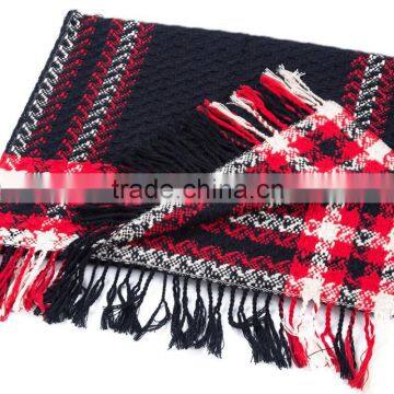 2016 New Design Vintage Women Scarf Winter Stripe Knitted Shawls and Scarves photo-4