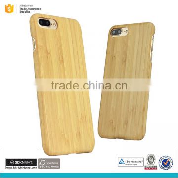 Mobile phone back cover for iphone 7plus bamboo phone cover