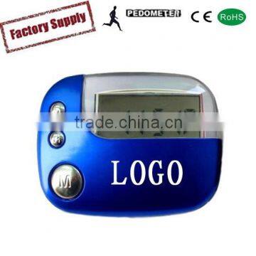 New design precise pedometer with big area to print logo