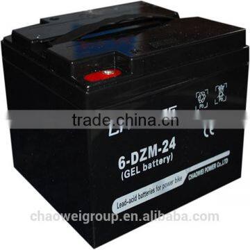 Maintenance Free (MF) Battery for bicycle, 12V 24Ah