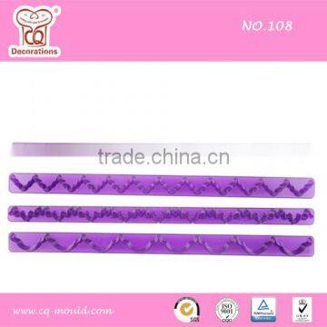 Cake decorative frill cutter,cake edge mold,cake border cutters