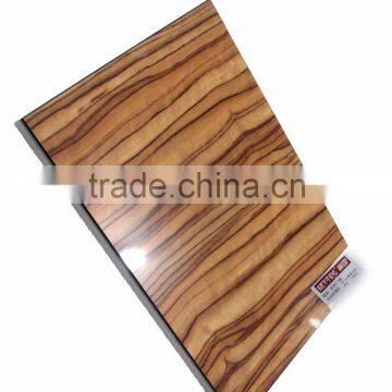 High Glossy Wooden Panels in Wood Grain Color for Wardrobe photo-3
