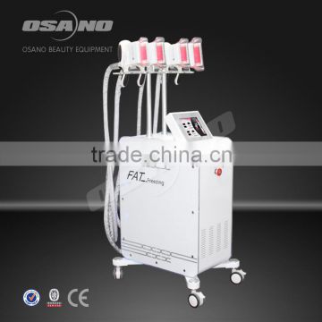 Fat Reduction Portable Cryolipolysis Body Slimming Machine /4 Cryo Heads Flabby Skin