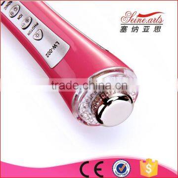Portable Beauty Machine Rechargeable Ion LED Light Photon Galvanic LW-002
