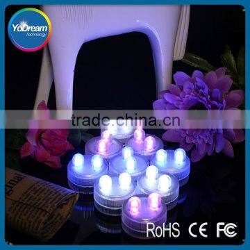 Wholesale Color Changing Waterproof Submersible LED Lights, Tealight Candle, LED Tea light