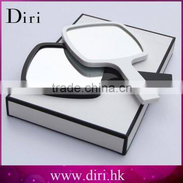 Promotional black small square plastic cosmetic mirror