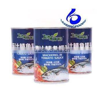 Fish Produce Type and Mackerel Variety Canned Mackerel with Tomato Sauce